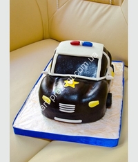 Торт поліцейська машинка